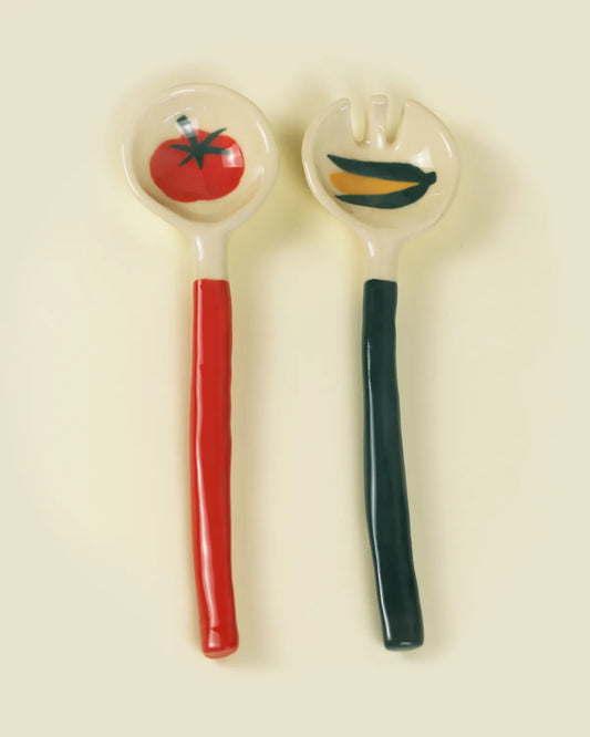 VEGGIE SALAD SERVERS