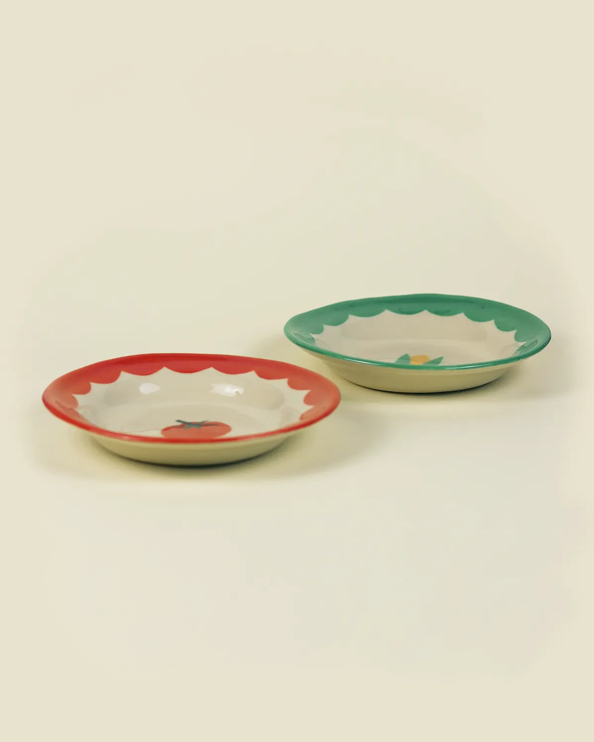 VEGGIE DEEP PLATES - SET OF 2
