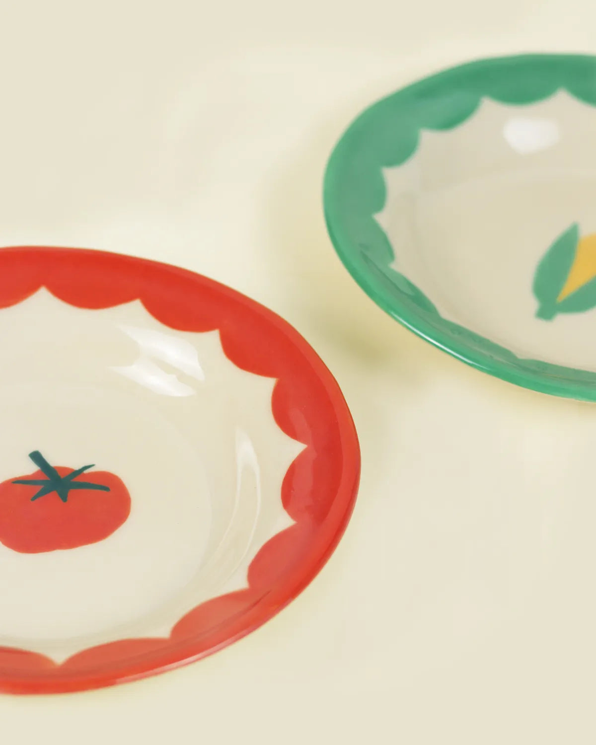 VEGGIE DEEP PLATES - SET OF 2