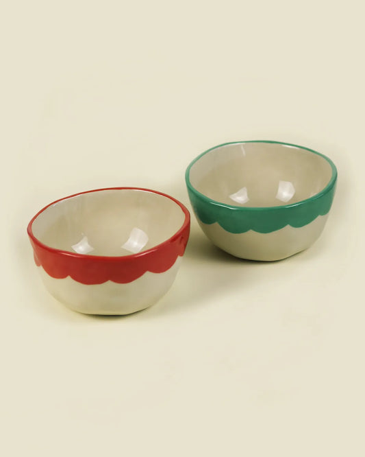 VEGGIE APPETIZER BOWLS - SET OF 2