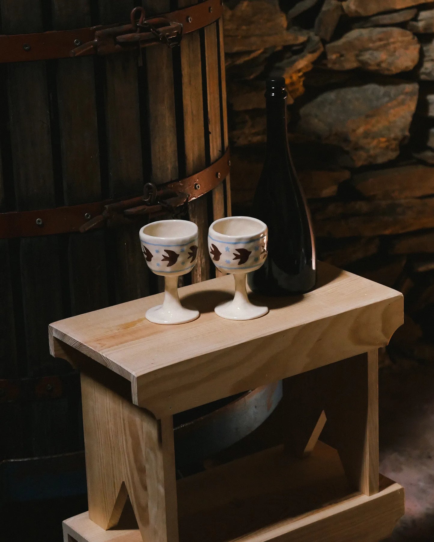 SWALLOW FLOCK GOBLET