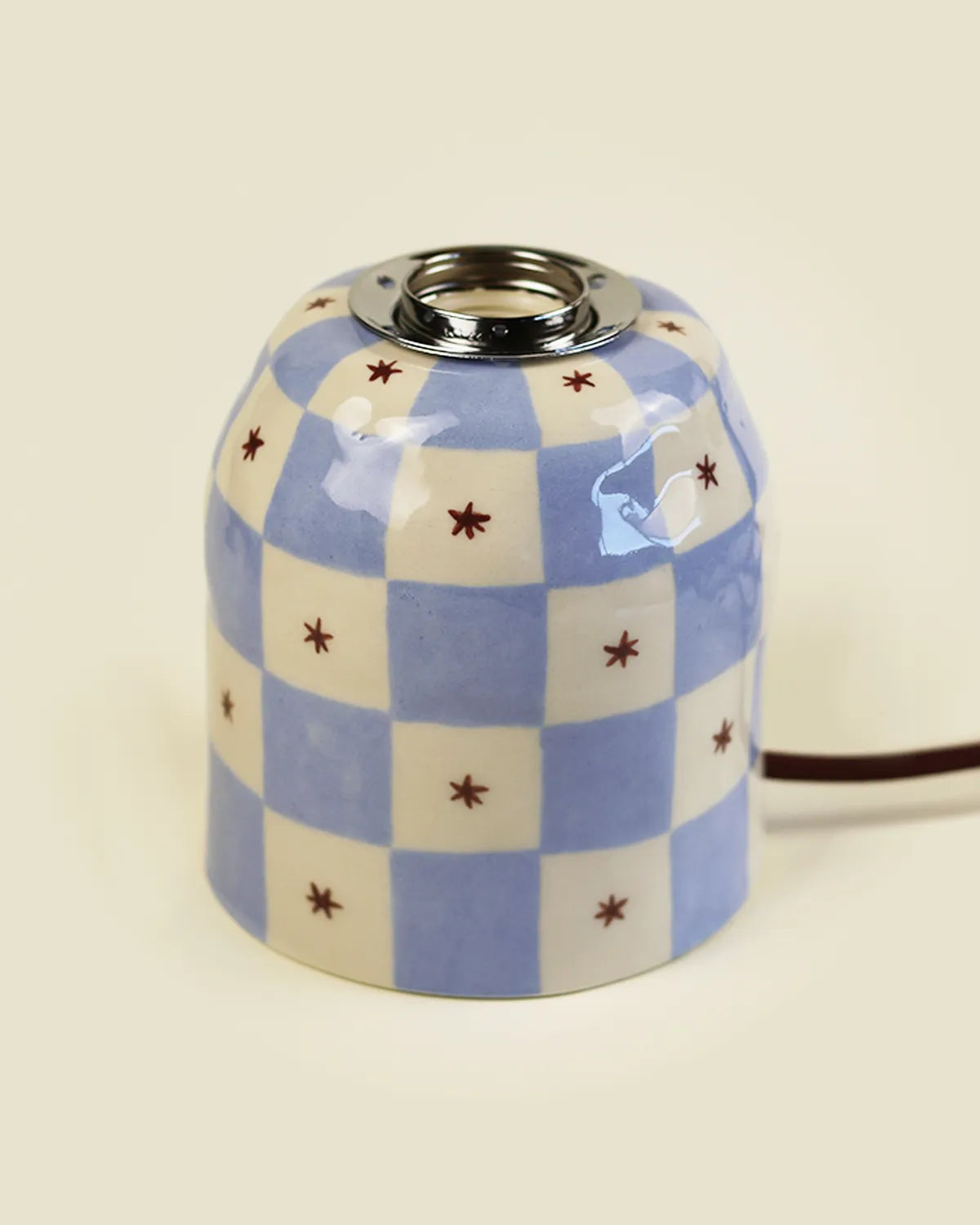 CHECKER TABLE LAMP