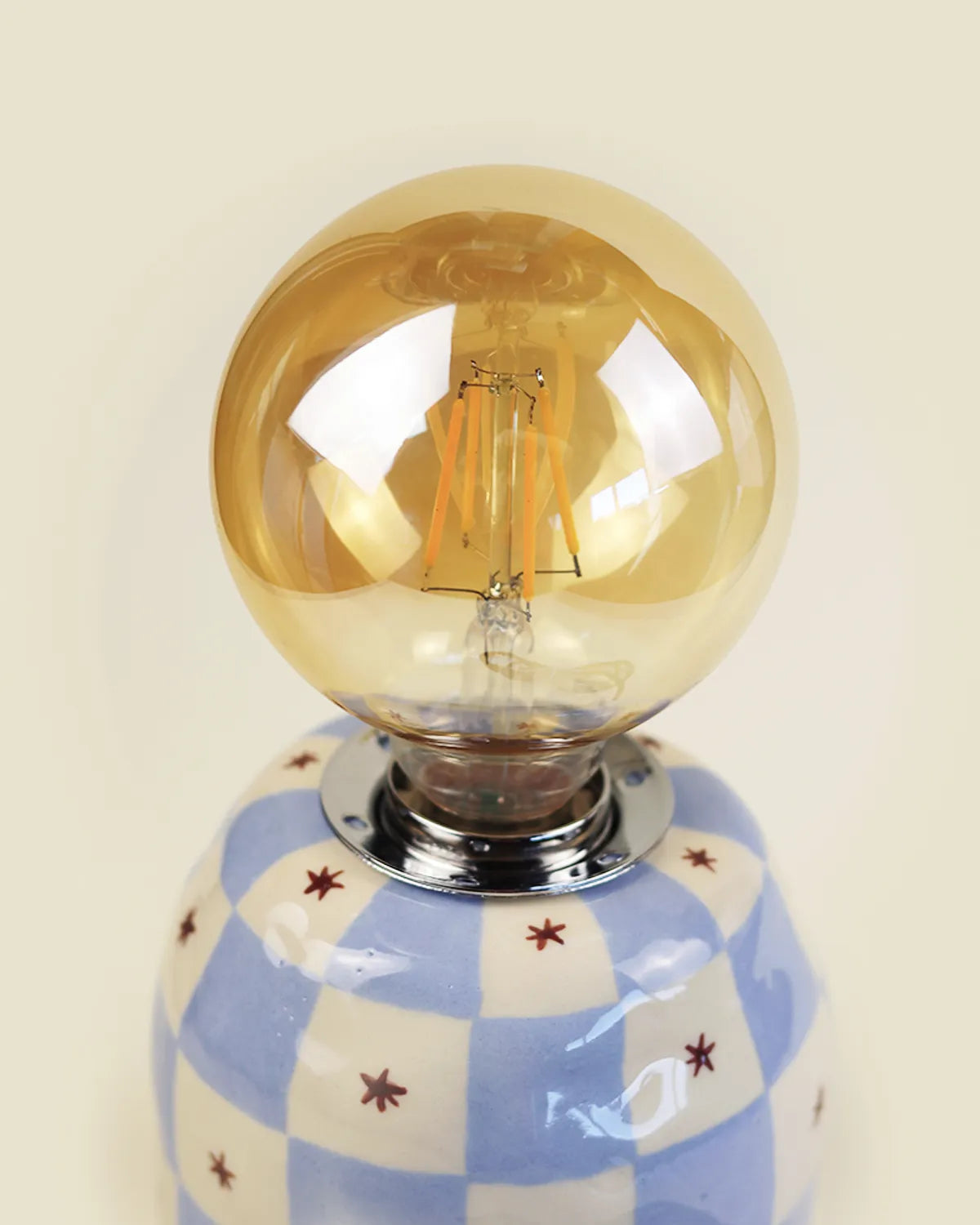 CHECKER TABLE LAMP