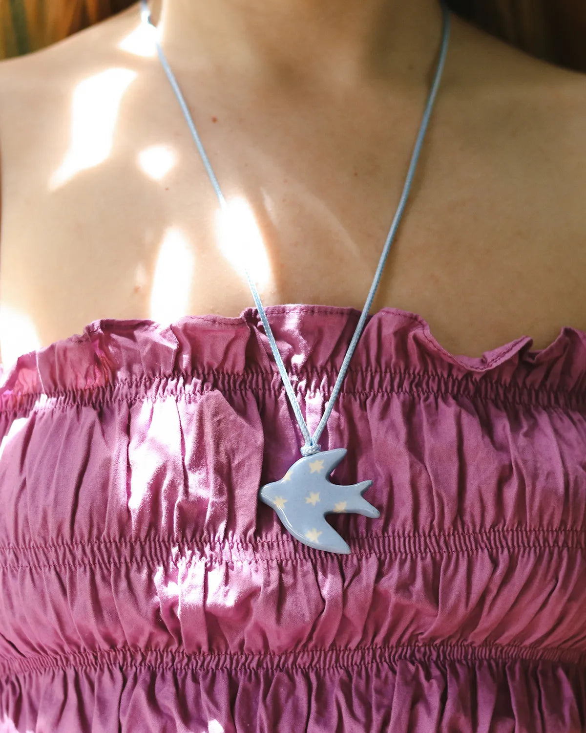 BLUE SWALLOW PENDANT