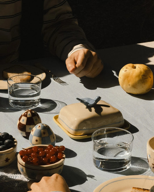 SWALLOW BUTTER DISH