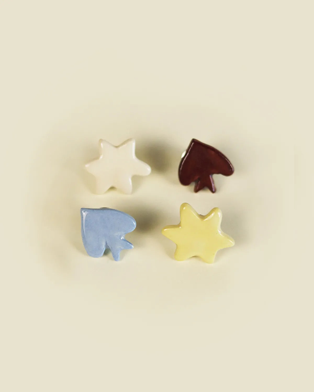 SWALLOW & STAR NAPKIN PINS SET