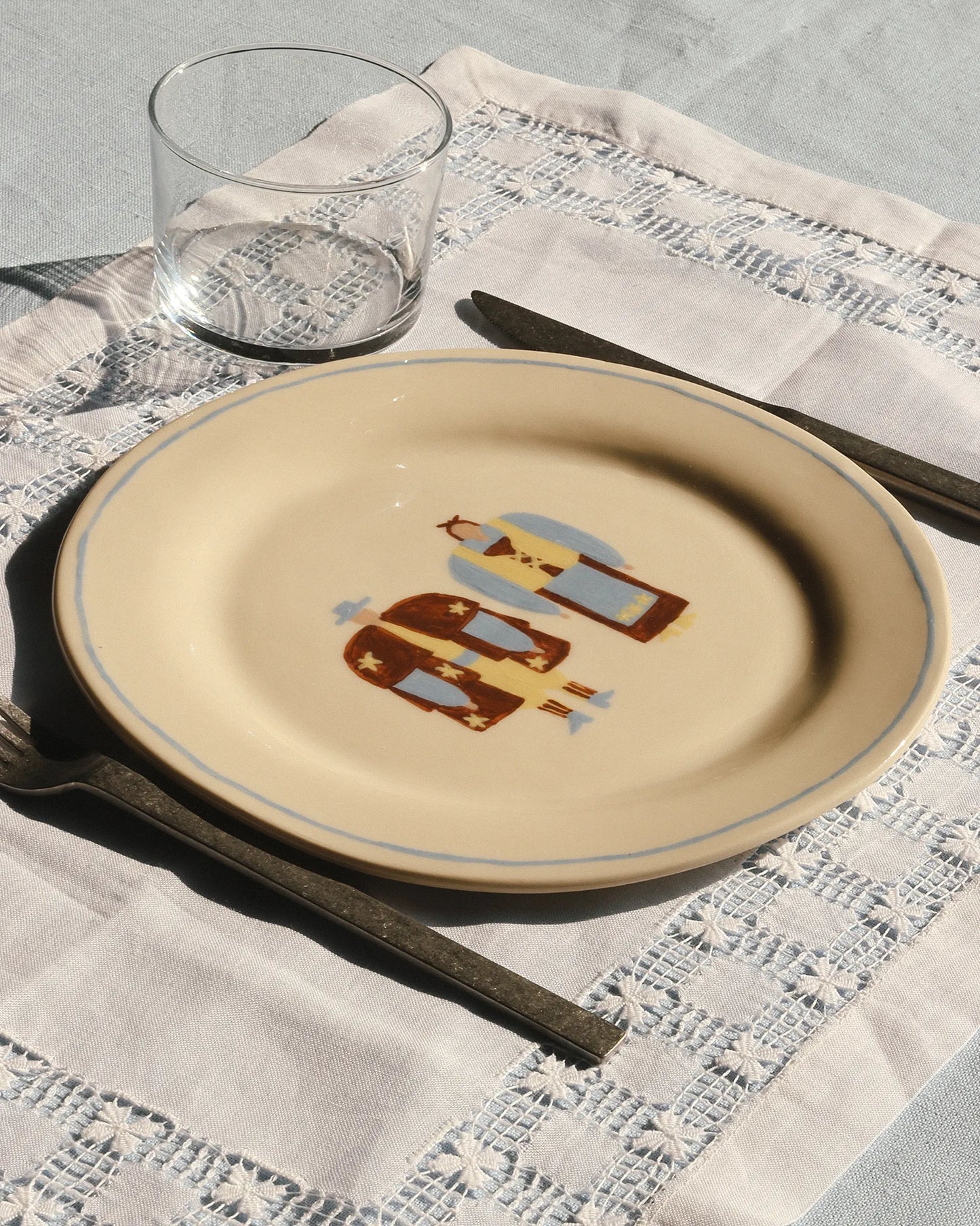 FOLK DINNER PLATE