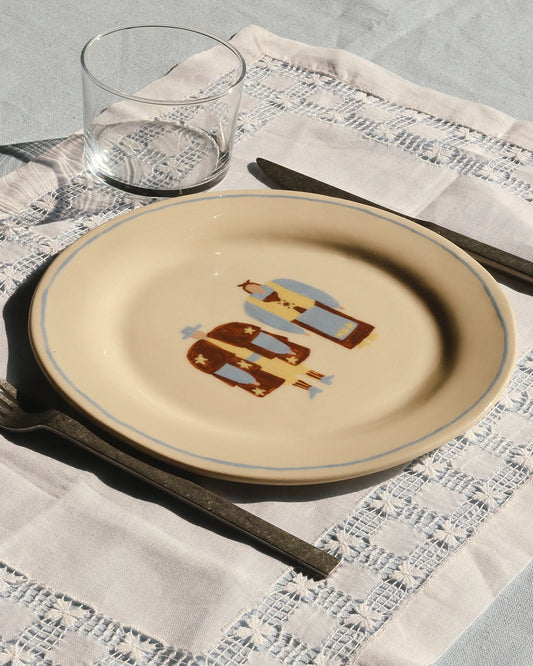 FOLK DINNER PLATE