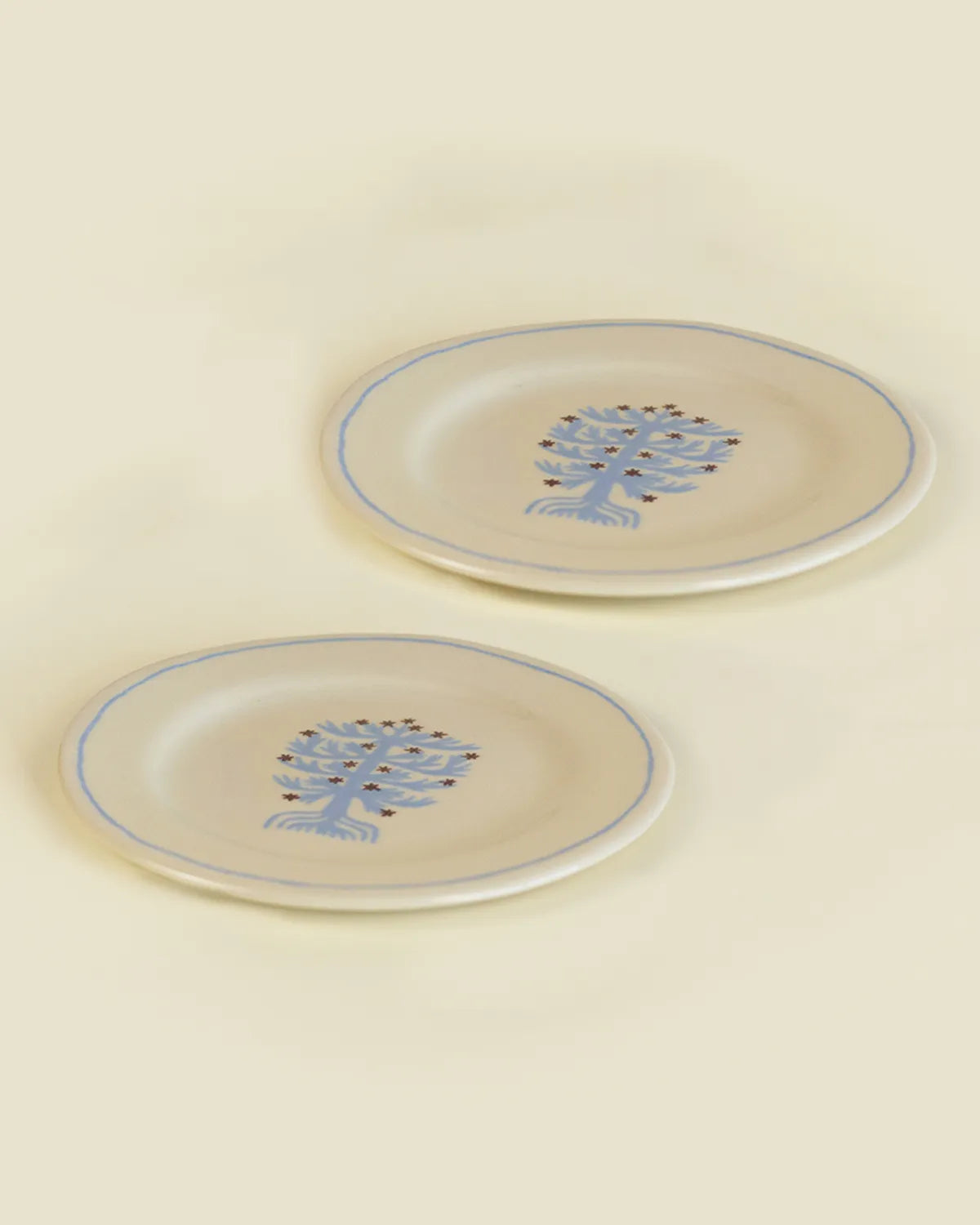 TREE DINNER PLATES - SET OF 2