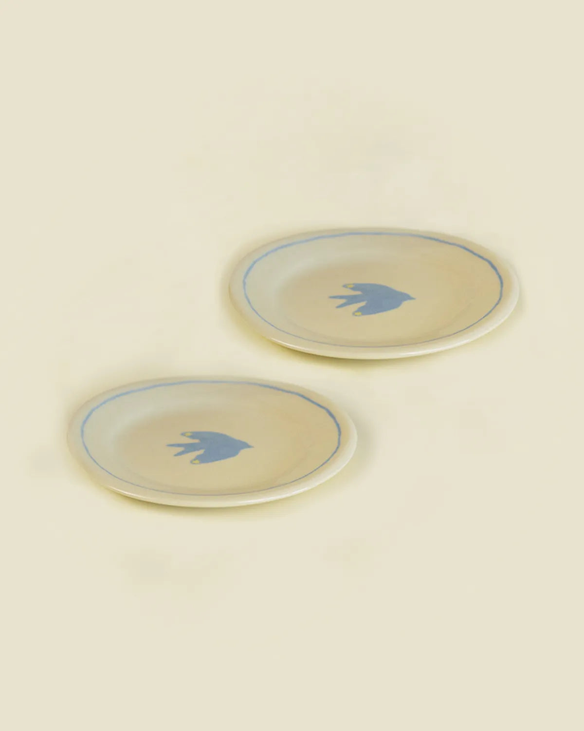 SWALLOW DESSERT PLATES - SET OF 2