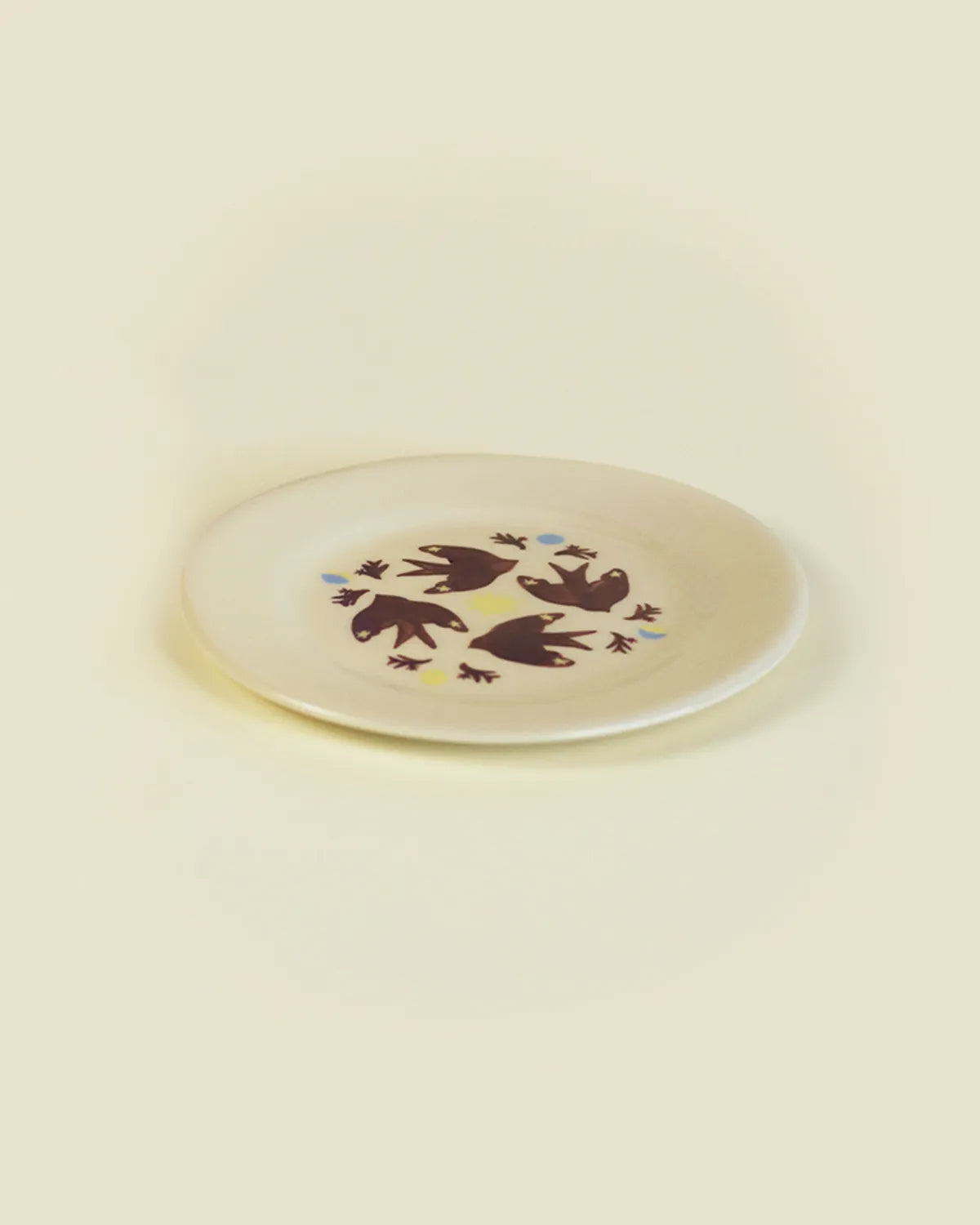 SWALLOW FLOCK DESSERT PLATE
