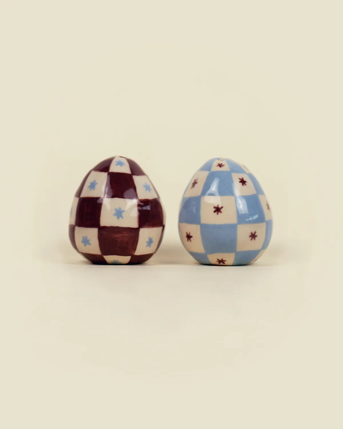 CHECKER SALT & PEPPER SET