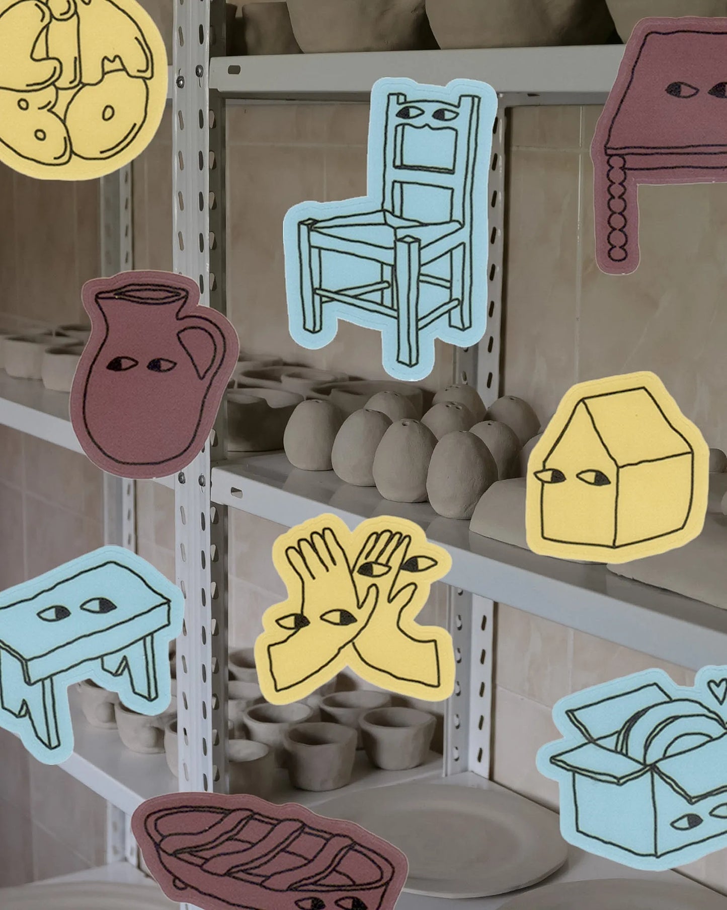 EYES EVERYWHERE STICKER PACK