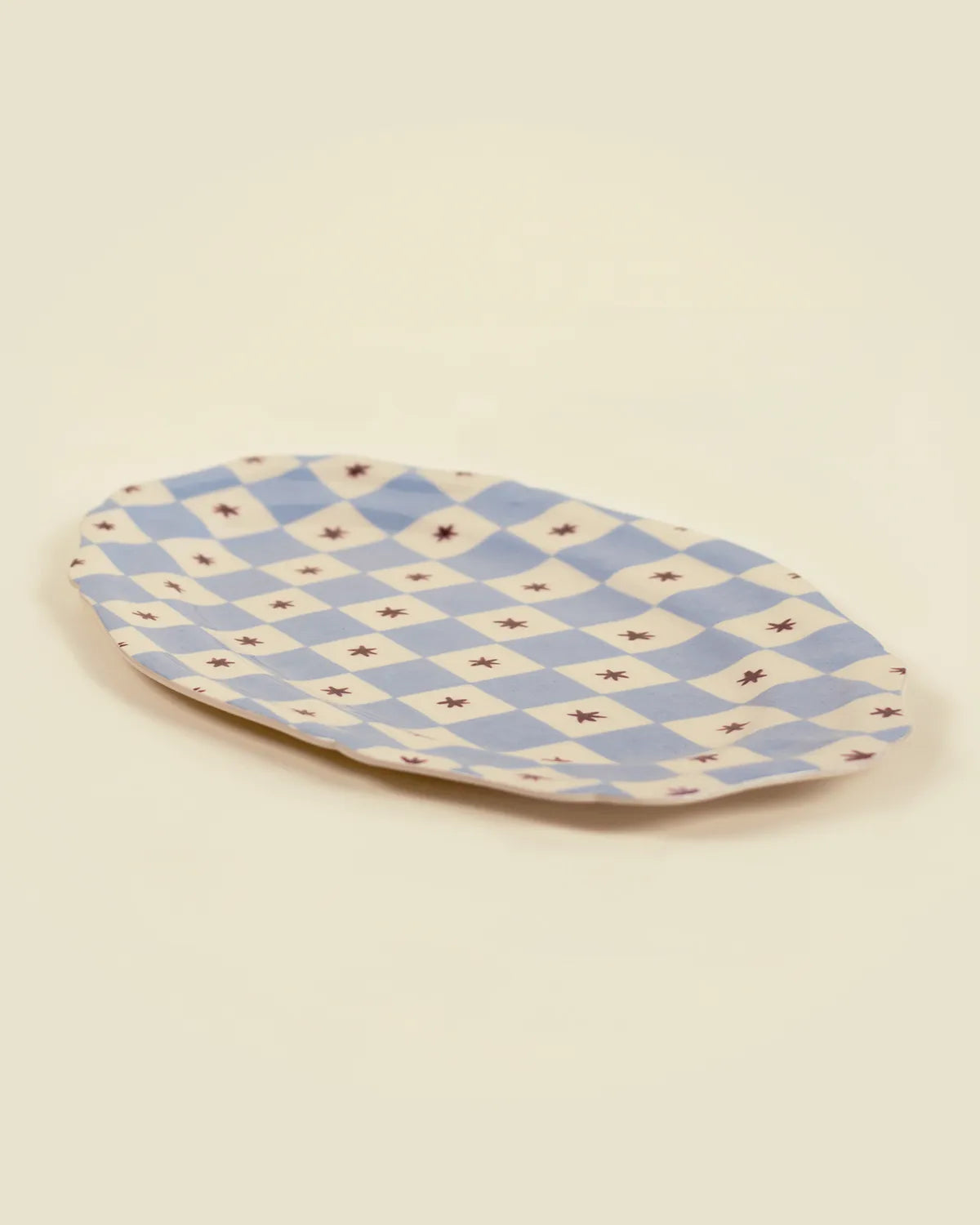 CHECKER SERVING PLATTER