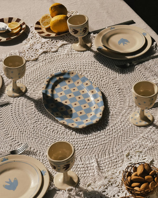 CHECKER SERVING PLATTER
