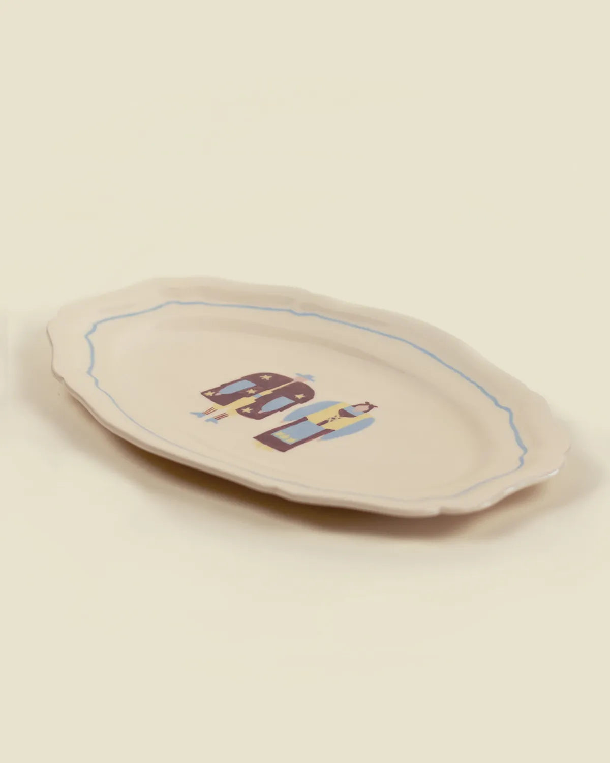 FOLK SERVING PLATTER