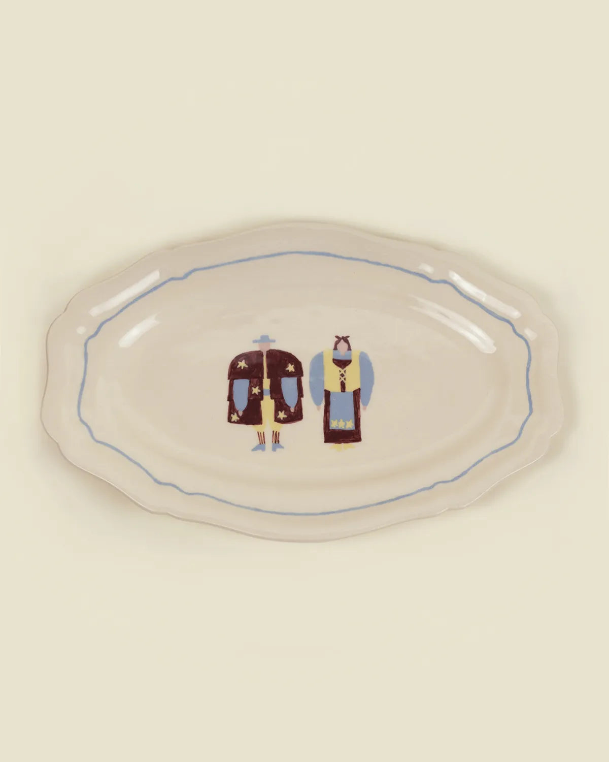 FOLK SERVING PLATTER