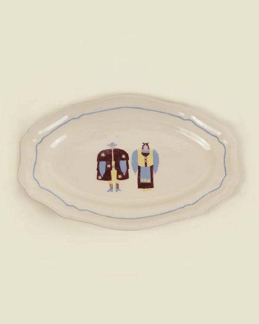 FOLK SERVING PLATTER