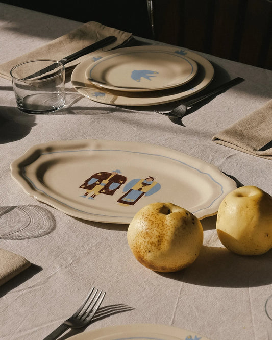 FOLK SERVING PLATTER