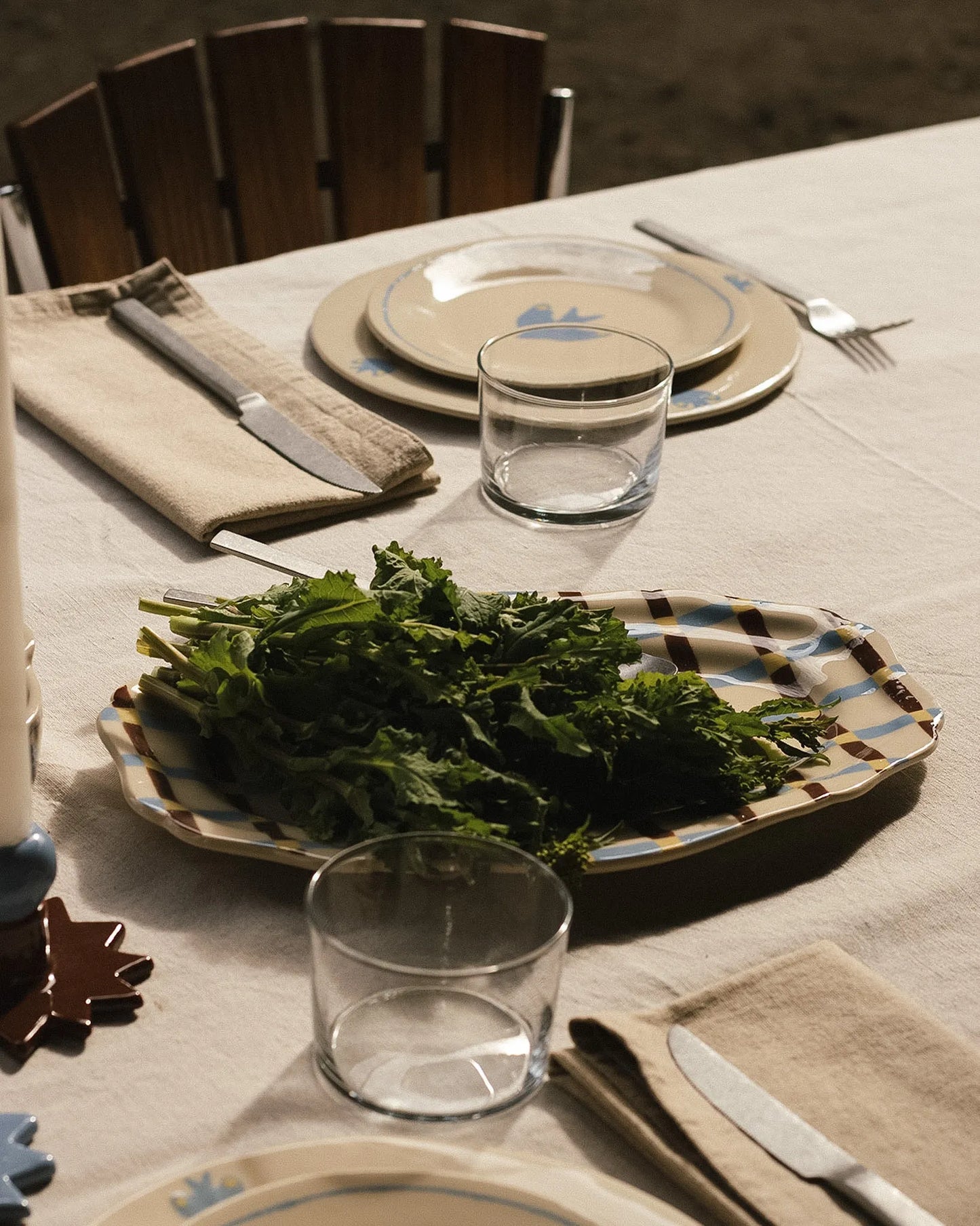 PLAID SERVING PLATTER